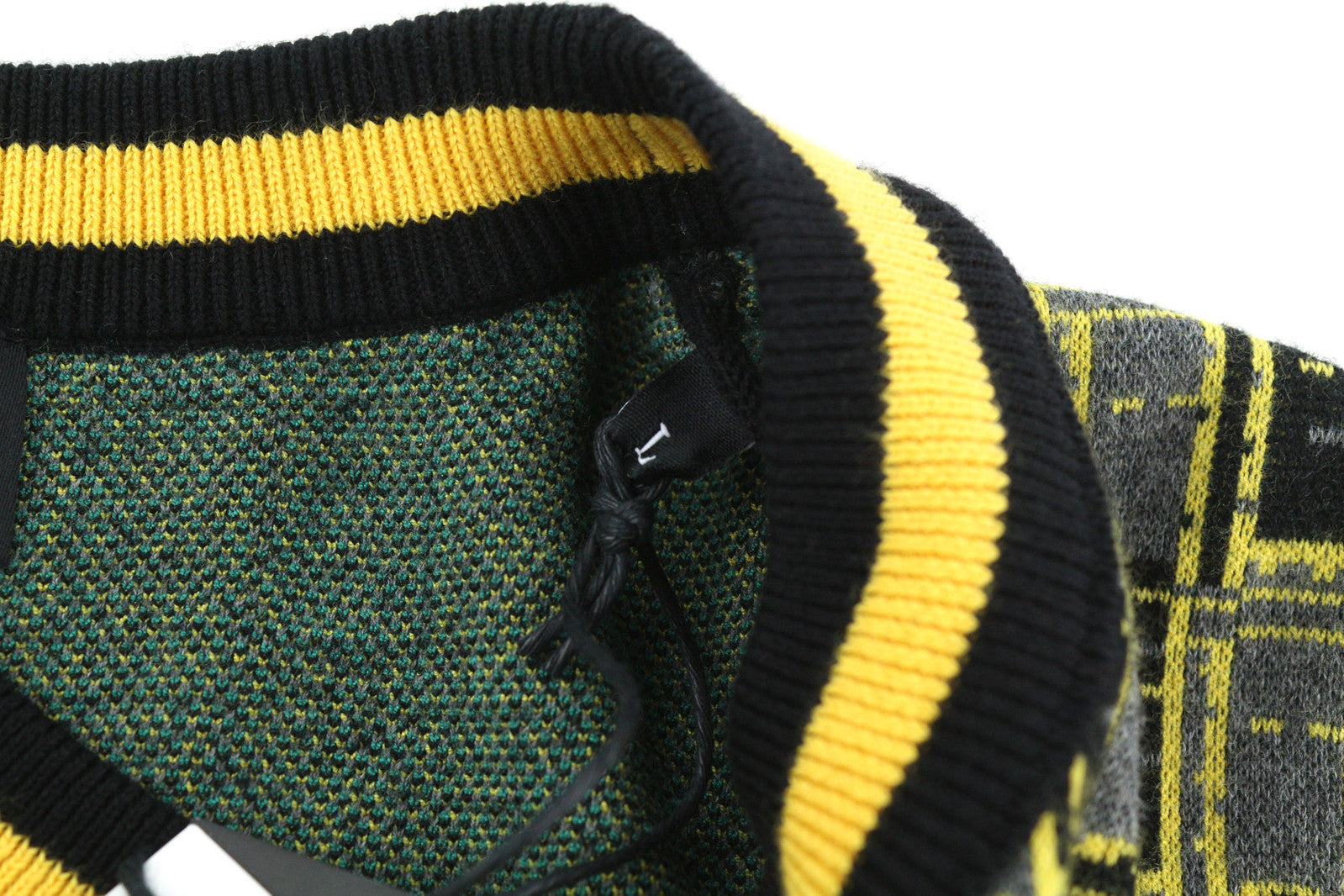 DIESEL K-Toledo Men Jumper L Pullover Crew Neck Knitted Patterned RRP€160