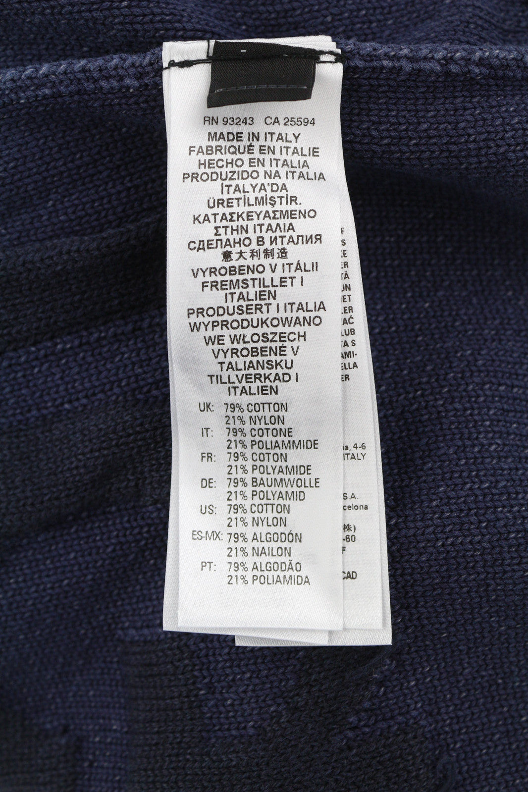 DIESEL K-Northern Men Jumper S Pullover Washed Effect Knitted Blue RRP€275