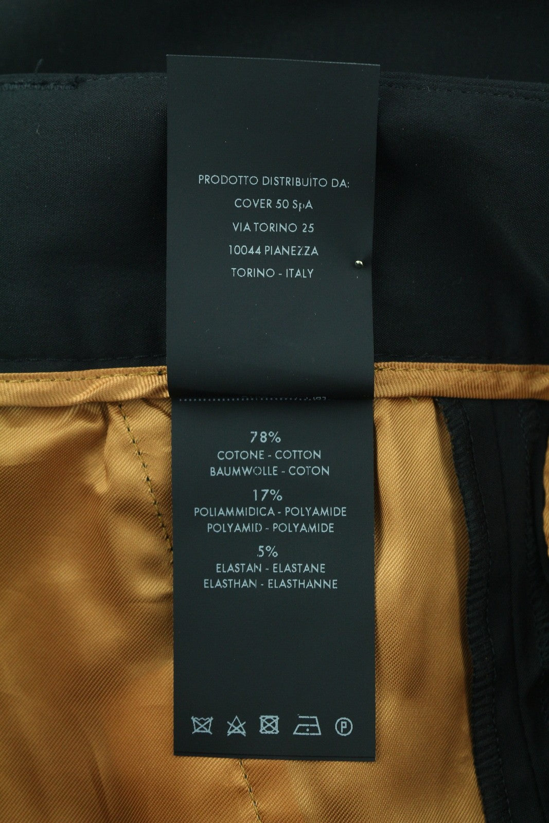 PT TORINO Juliet Women Trousers 40 W26 High Waist Flared Leg Turn-Up Zip Black