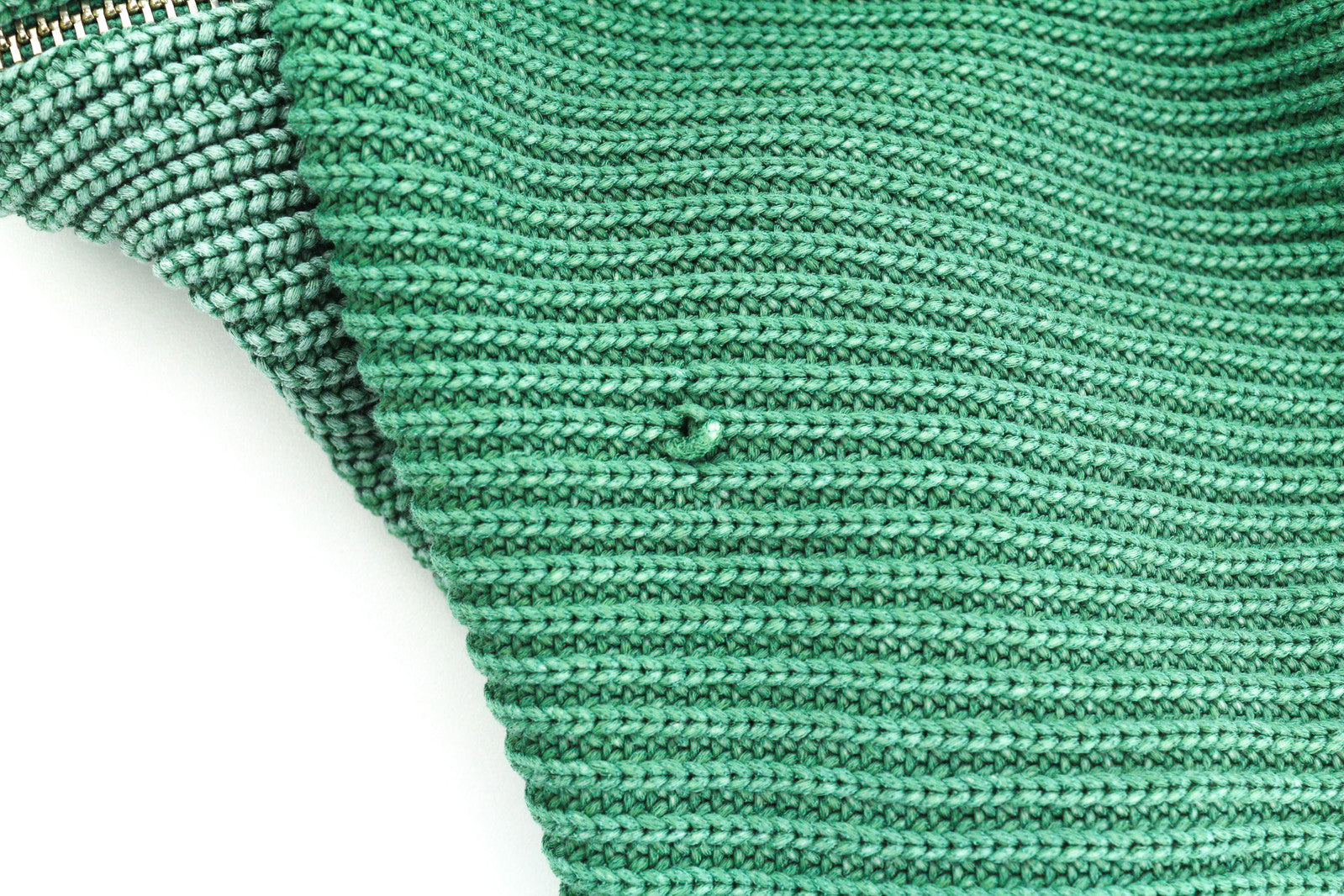 DIESEL K-Kentucky Zip Men Jumper L Washed Effect Crew Neck Knitted Green RRP€250