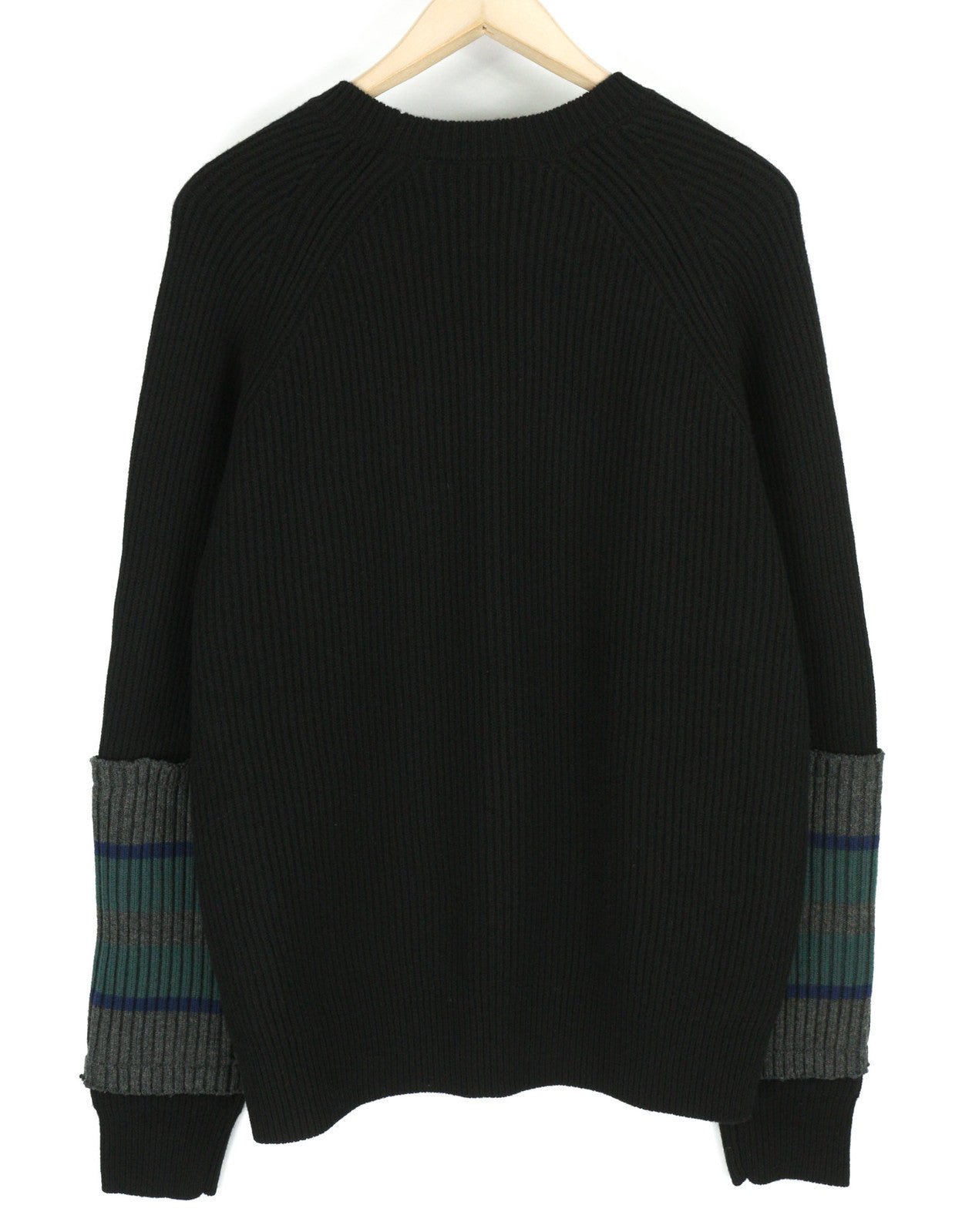 DIESEL K-Liff Men Jumper M Black Pullover Wool Knitted Crew Neck RRP€275