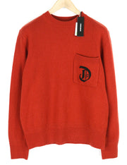 DIESEL K-Boston Men Jumper M Red Pullover Wool Cashmere Knitted RRP€250