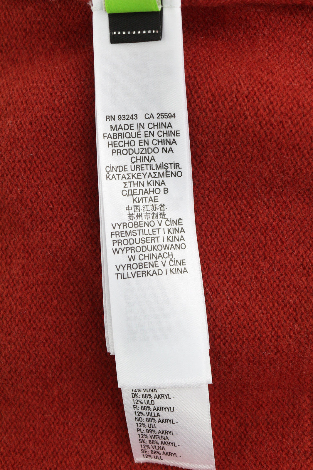 DIESEL K-Boston Men Jumper L Red Pullover Wool Cashmere Knitted RRP€250