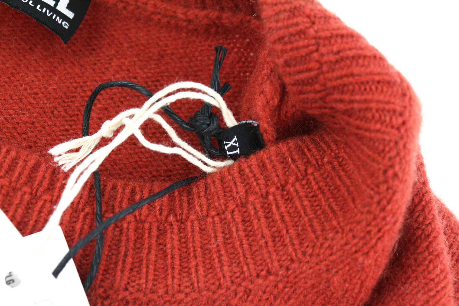 DIESEL K-Boston Men Jumper XL Red Pullover Wool Cashmere Knitted RRP€250