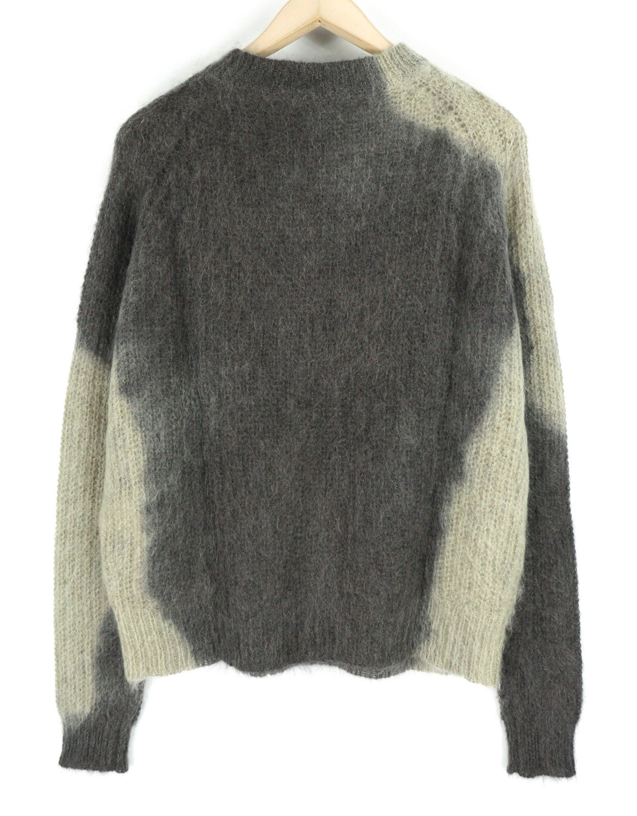 DIESEL K-Osimo Men Jumper M Pullover Mohair Wool Blend Knitted RRP€350 Grey