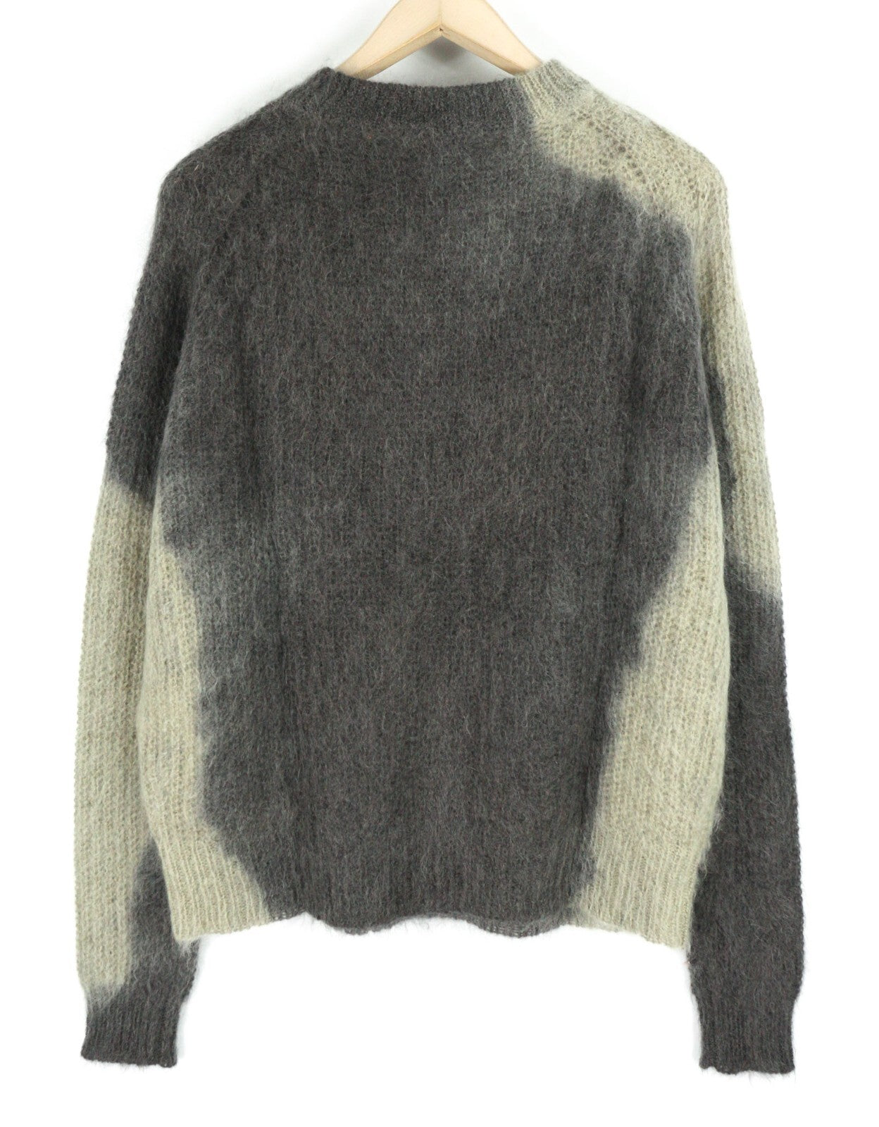 DIESEL K-Osimo Men Jumper XL Pullover Mohair Wool Blend Knitted RRP€350 Grey