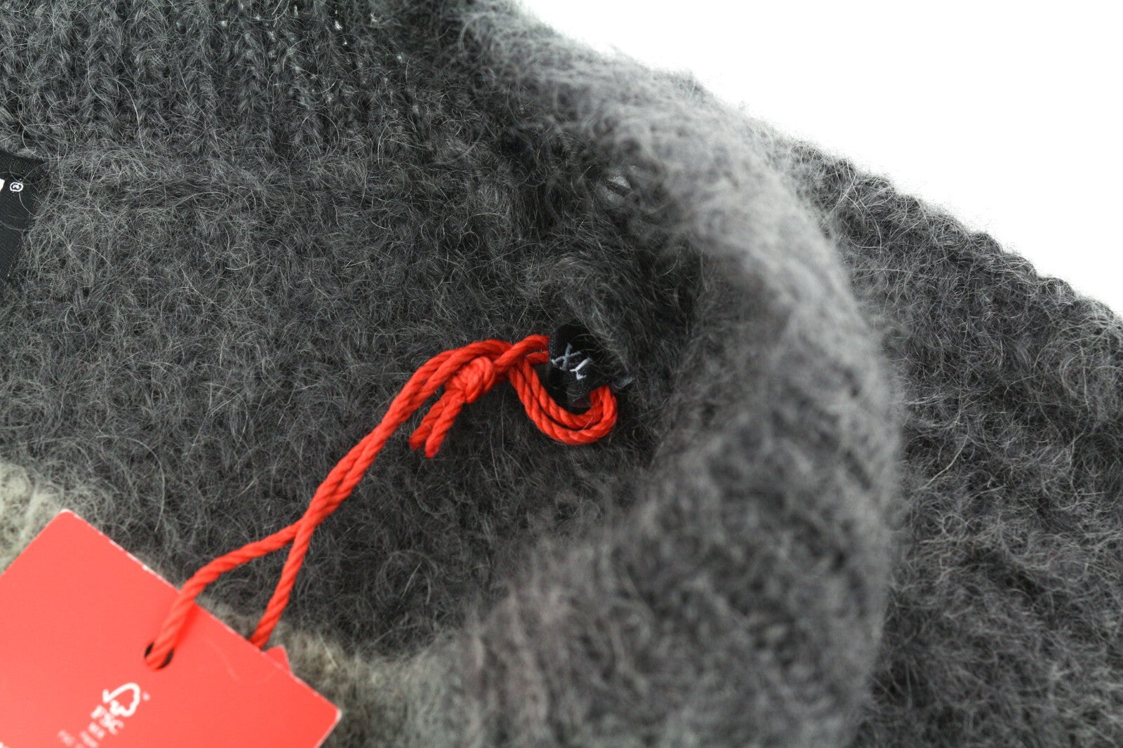 DIESEL K-Osimo Men Jumper XL Pullover Mohair Wool Blend Knitted RRP€350 Grey