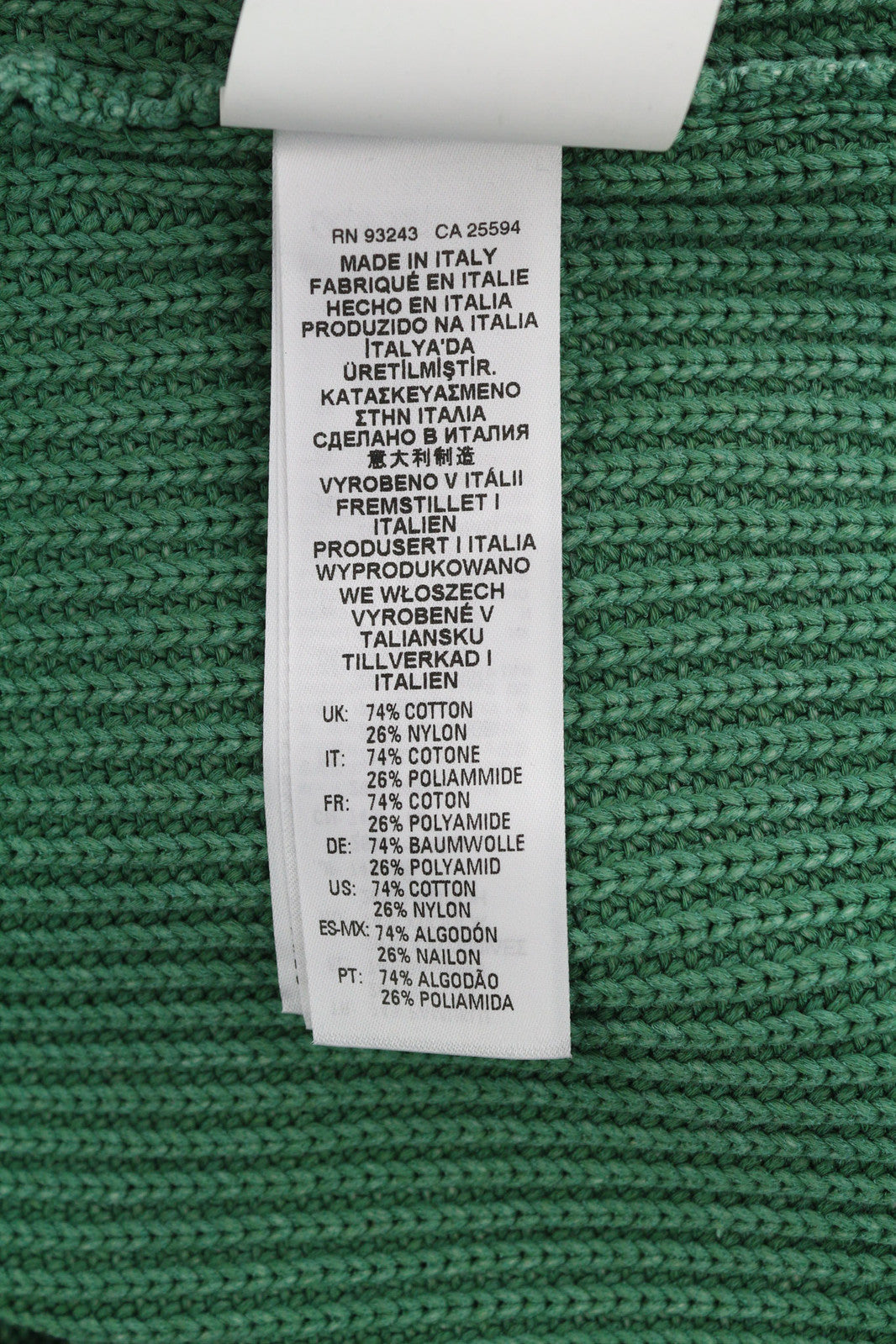 DIESEL K-Kentucky Men Jumper L Pullover Washed Effect RRP€275 Knitted Green