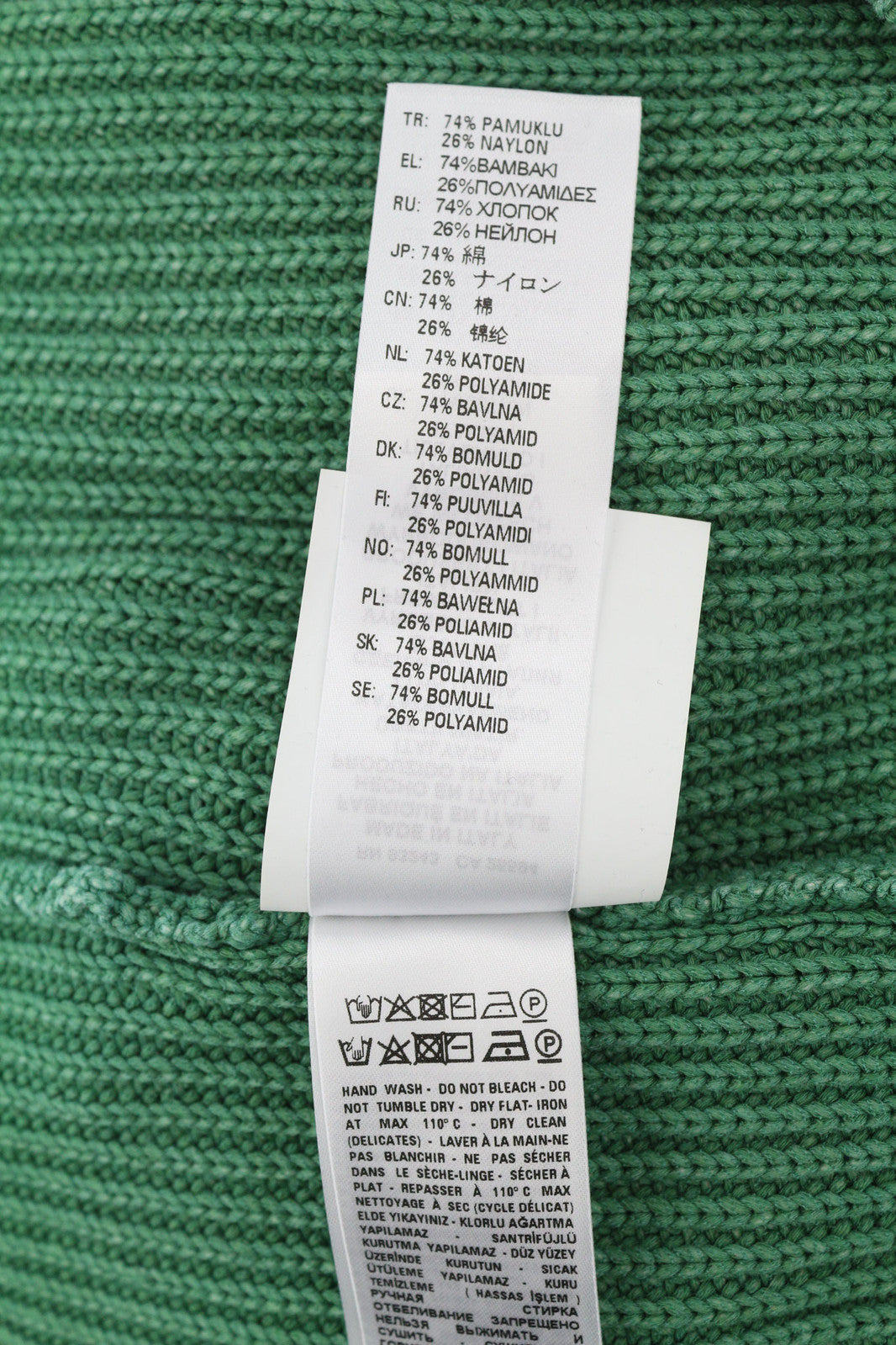 DIESEL K-Kentucky Men Jumper L Pullover Washed Effect RRP€275 Knitted Green