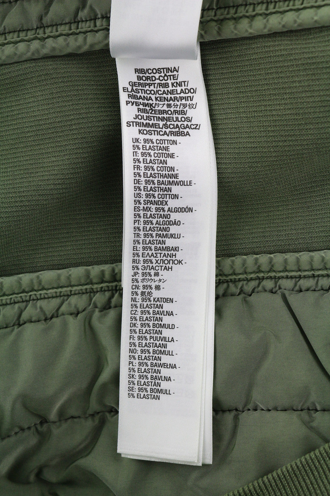 DIESEL S-Holty Men Sweatshirt L Green Pullover Padded Quilted Crew Neck RRP€225