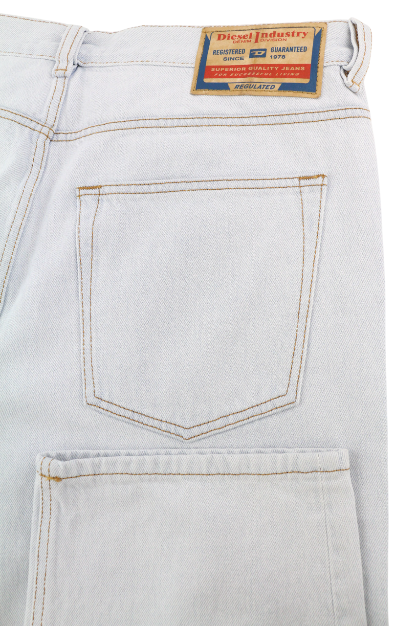 DIESEL 2010 0079Z Men Jeans W32/L30 Loose Fit Mid Waist Straight Leg RRP€250