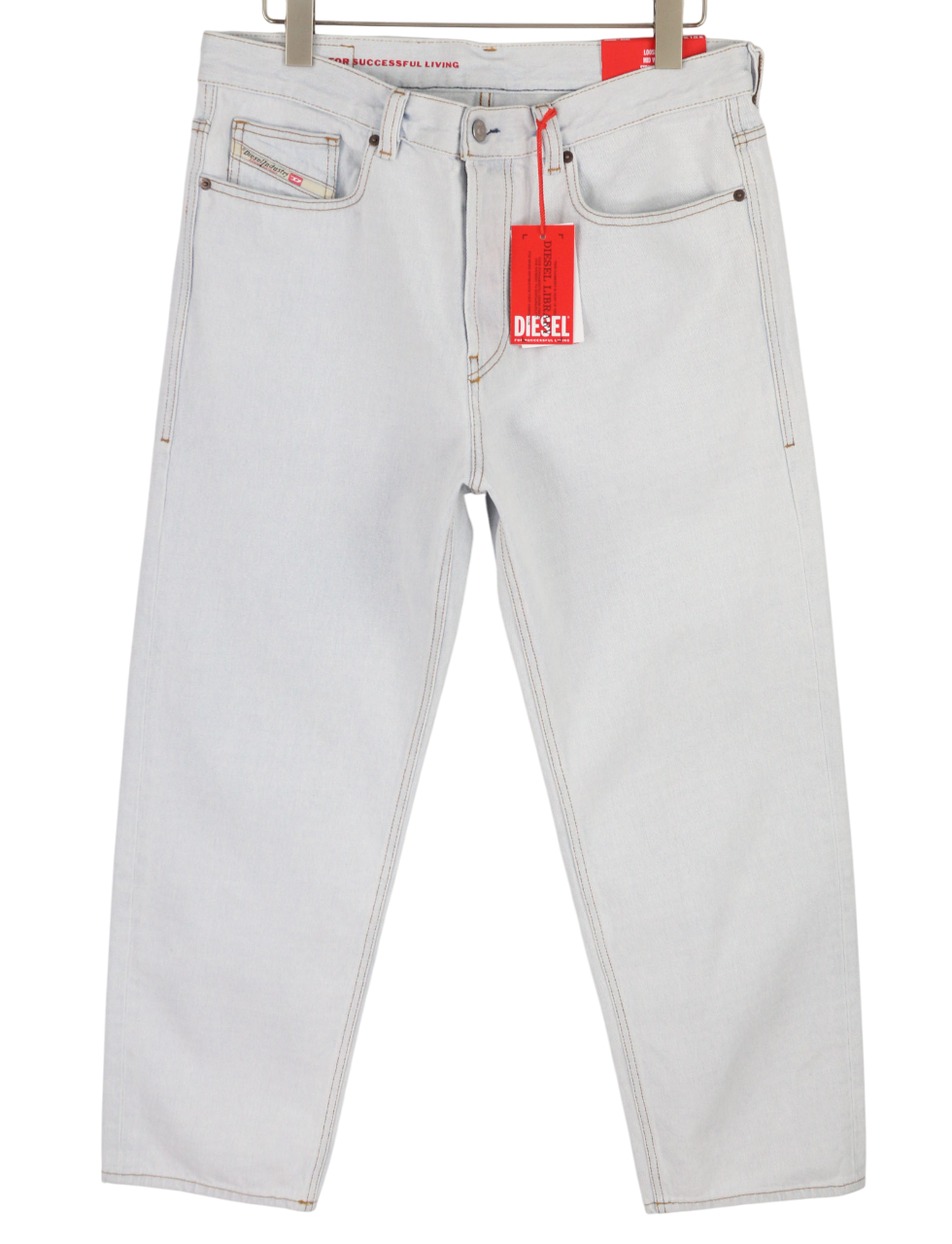 DIESEL 2010 0079Z Men Jeans W30/L30 Loose Fit Mid Waist Straight Leg RRP€250