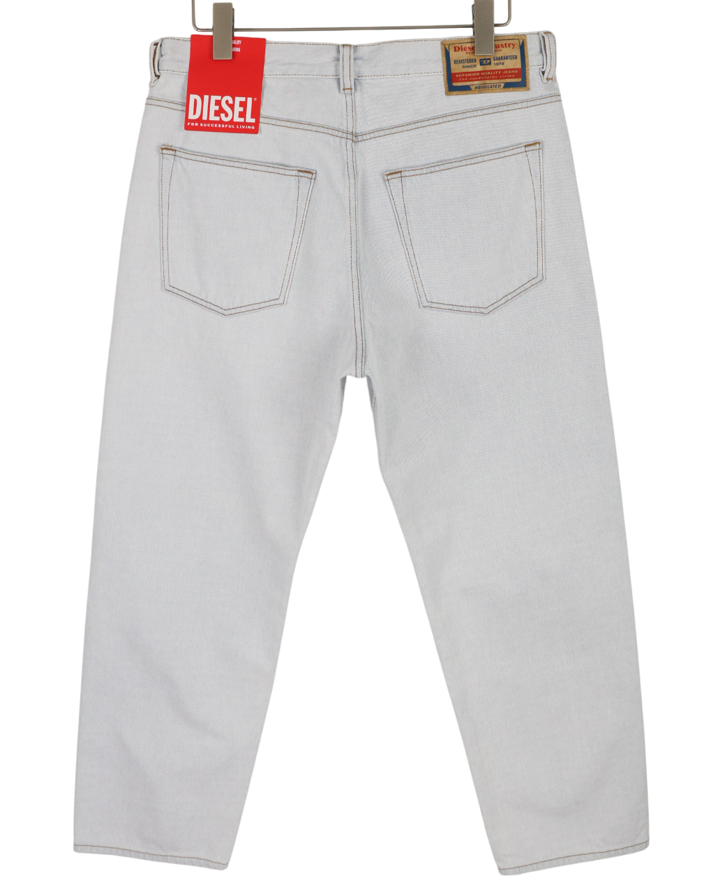 DIESEL 2010 0079Z Men Jeans W30/L30 Loose Fit Mid Waist Straight Leg RRP€250