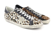 GOLDEN GOOSE Superstar Men Trainers EU43 Animal Print Low-Top Brown Sneakers