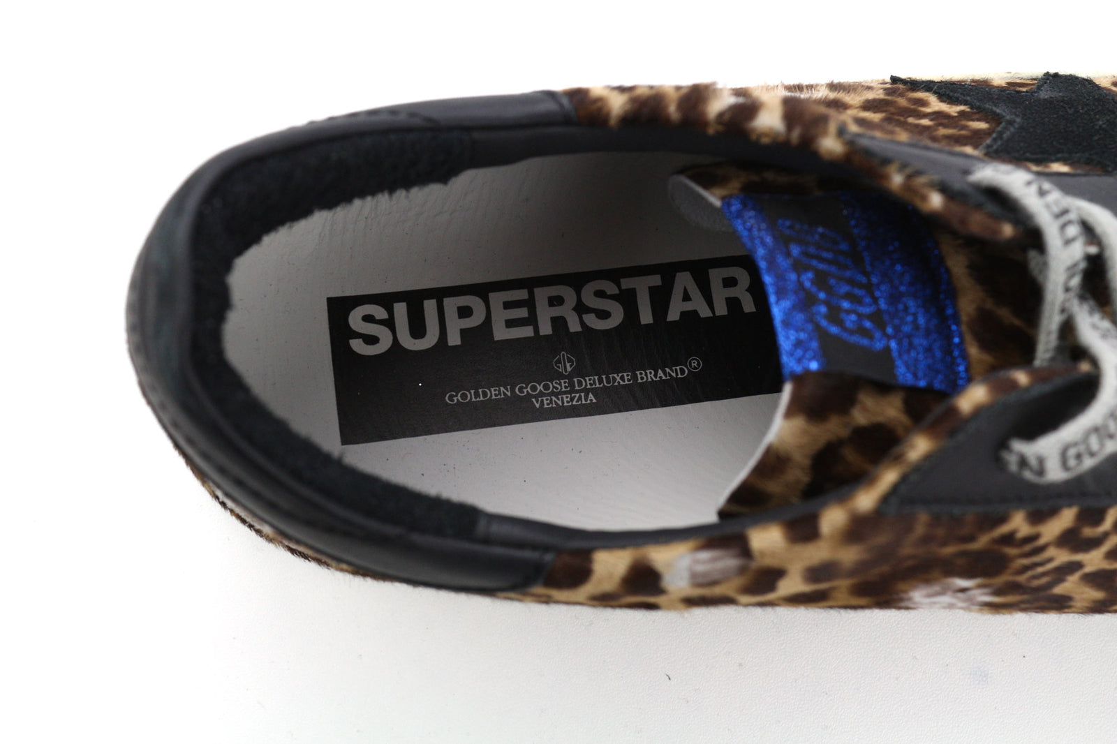 GOLDEN GOOSE Superstar Men Trainers EU43 Animal Print Low-Top Brown Sneakers