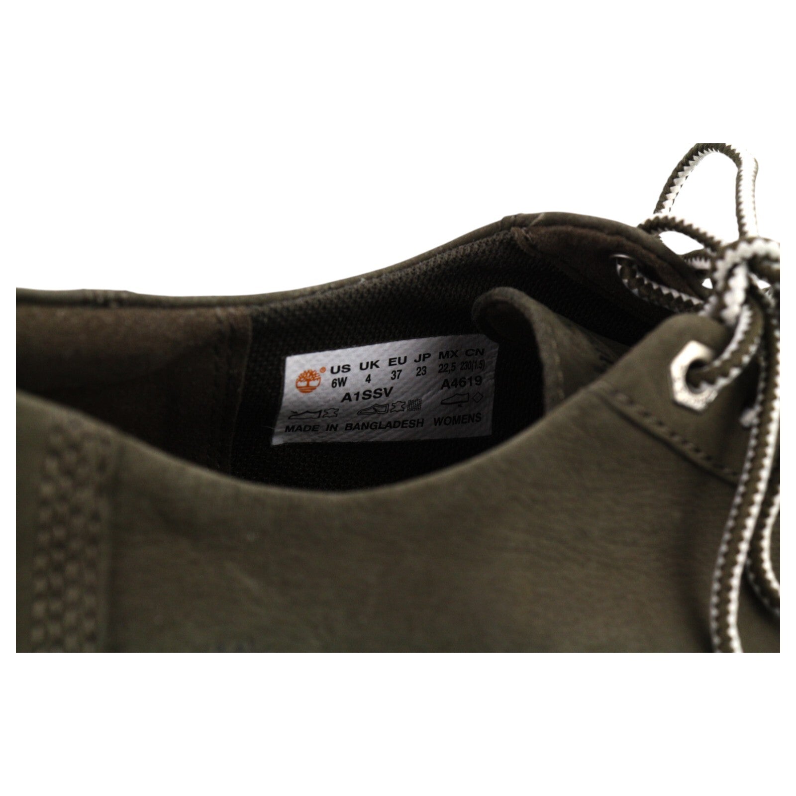 TIMBERLAND A1SSV Women Sneakers EU37 EU37.5 Dark Leather Logo Almond Toe Low Top