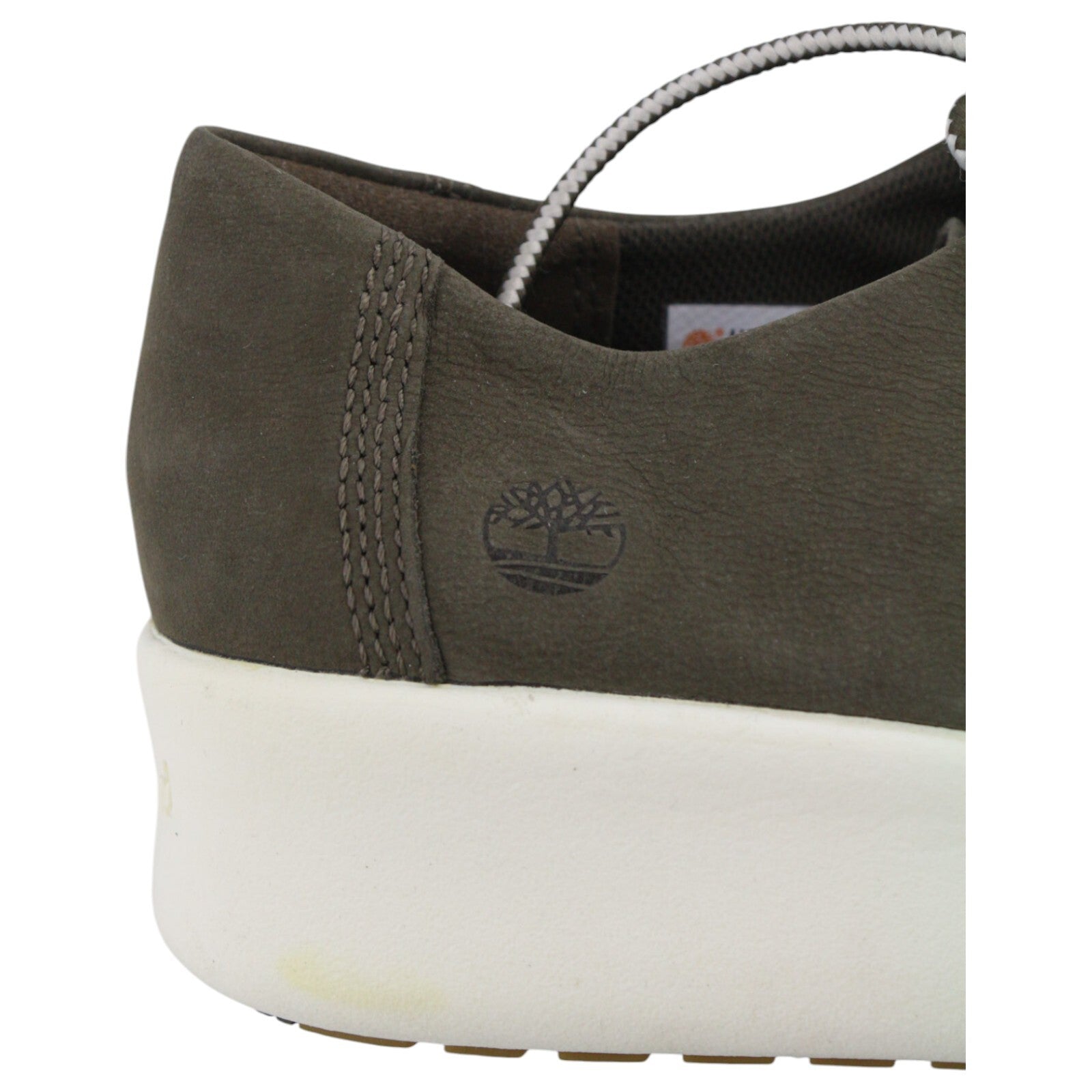 TIMBERLAND A1SSV Women Sneakers EU37 EU37.5 Dark Leather Logo Almond Toe Low Top