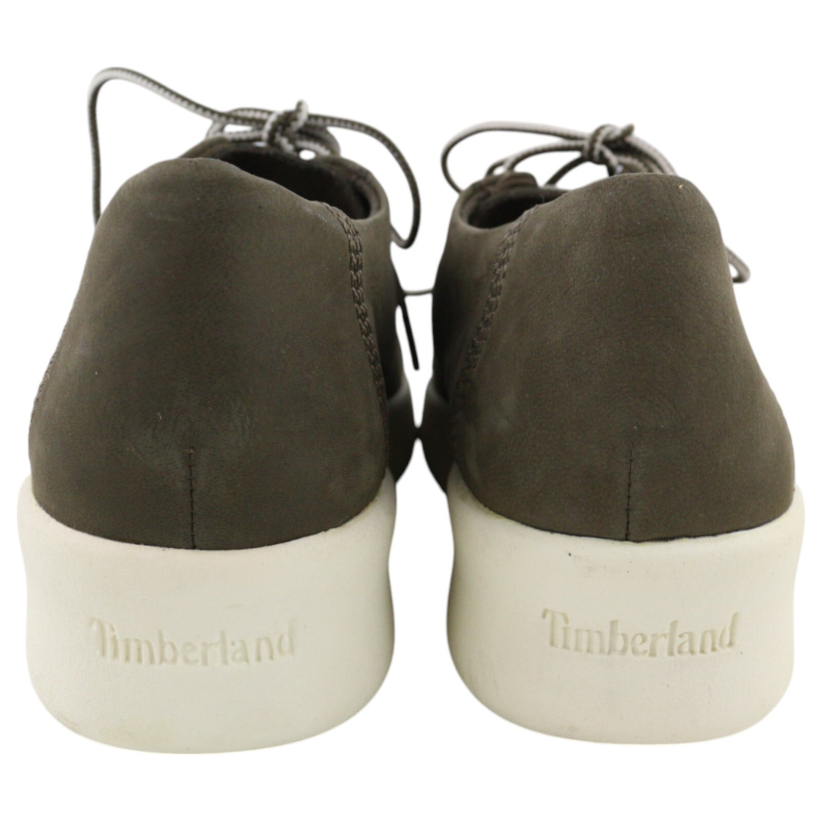 TIMBERLAND A1SSV Women Sneakers EU37 EU37.5 Dark Leather Logo Almond Toe Low Top