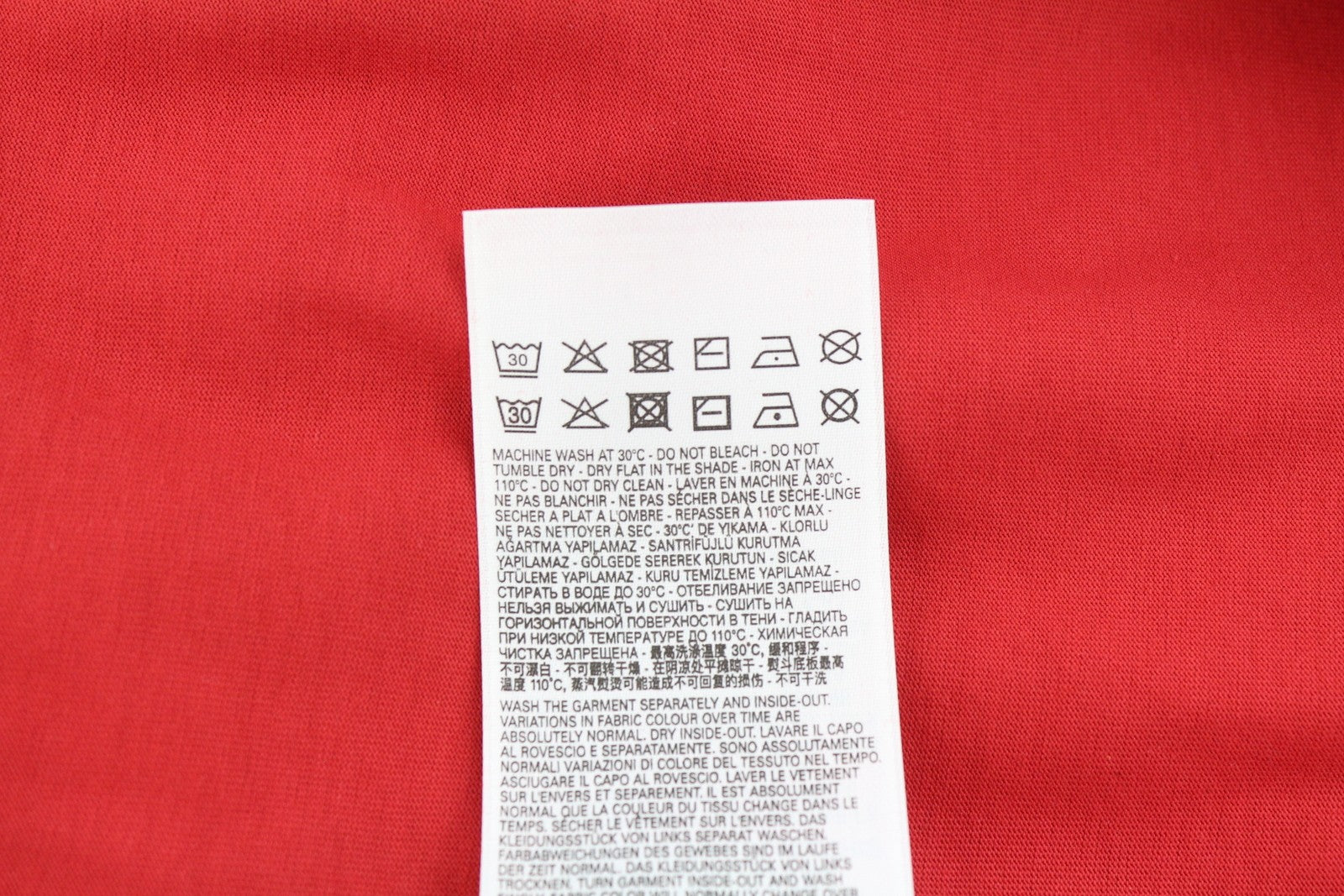 DIESEL T-Diegor-K50 Men T-Shirt L Red Short Sleeved Crew Collar Cotton Tricot