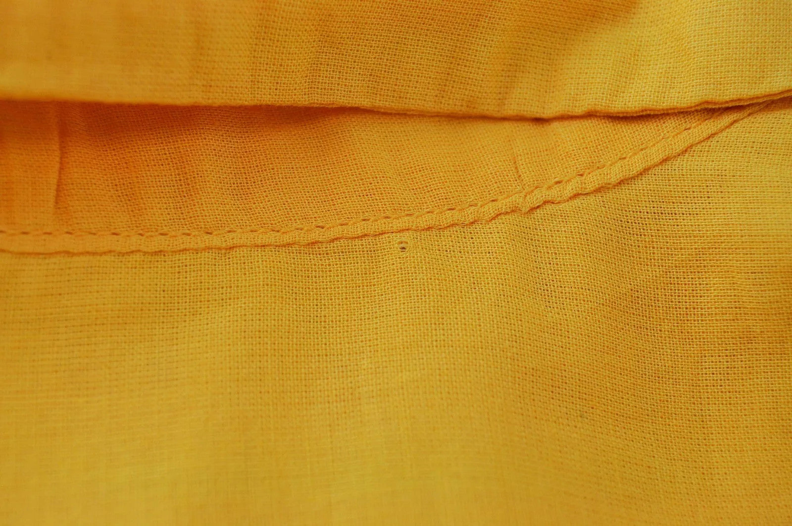 MAISON SCOTCH Women Shirt XS Yellow Pure Cotton Long Sleeved Spread Collared