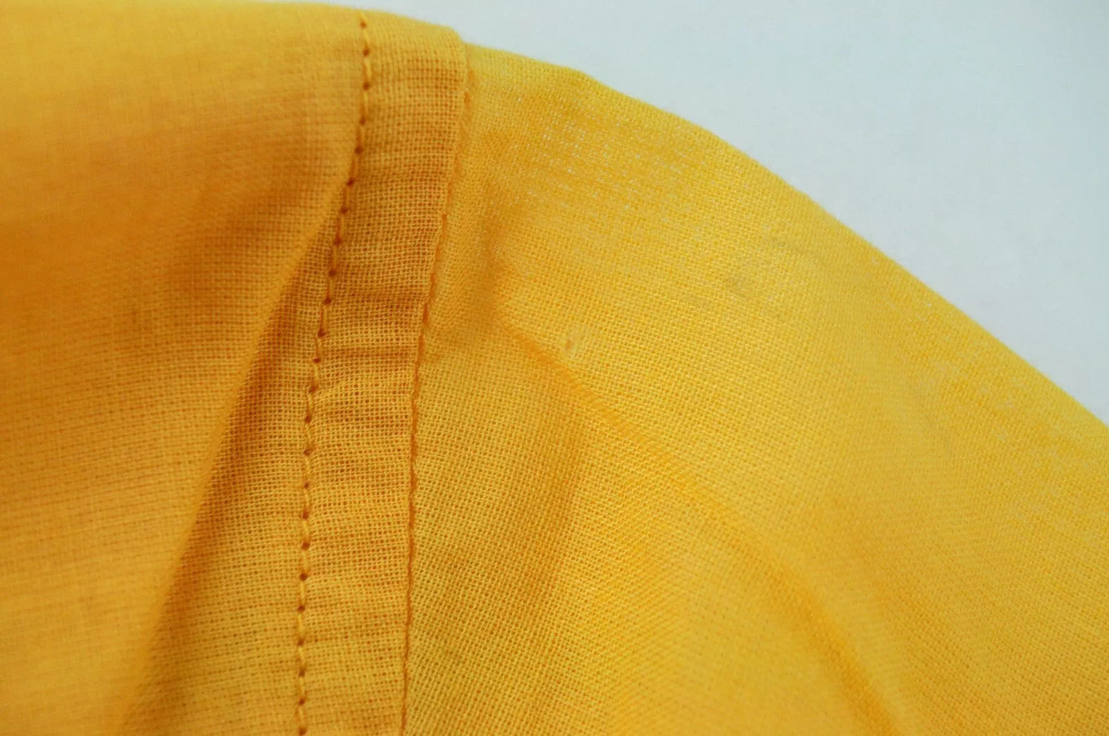 MAISON SCOTCH Women Shirt XS Yellow Pure Cotton Long Sleeved Spread Collared