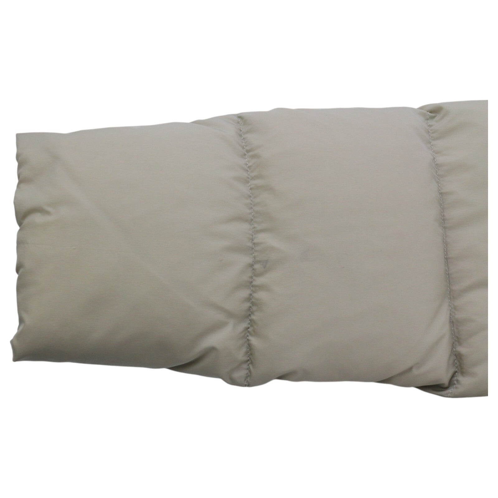 THE NORTH FACE Men Jacket M Beige 700 Down Insulated Hooded Puffer Quilted Logo