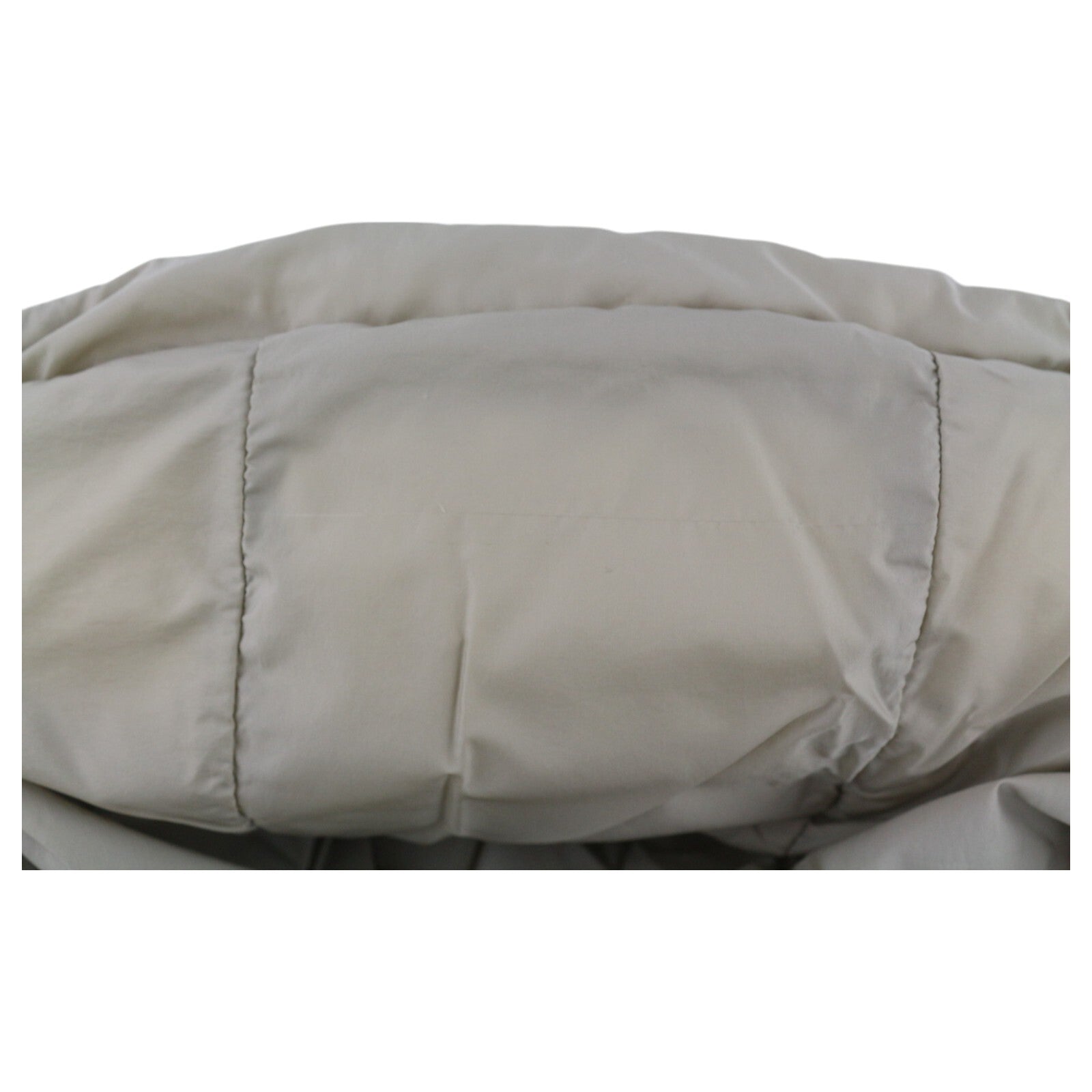 THE NORTH FACE Men Jacket M Beige 700 Down Insulated Hooded Puffer Quilted Logo