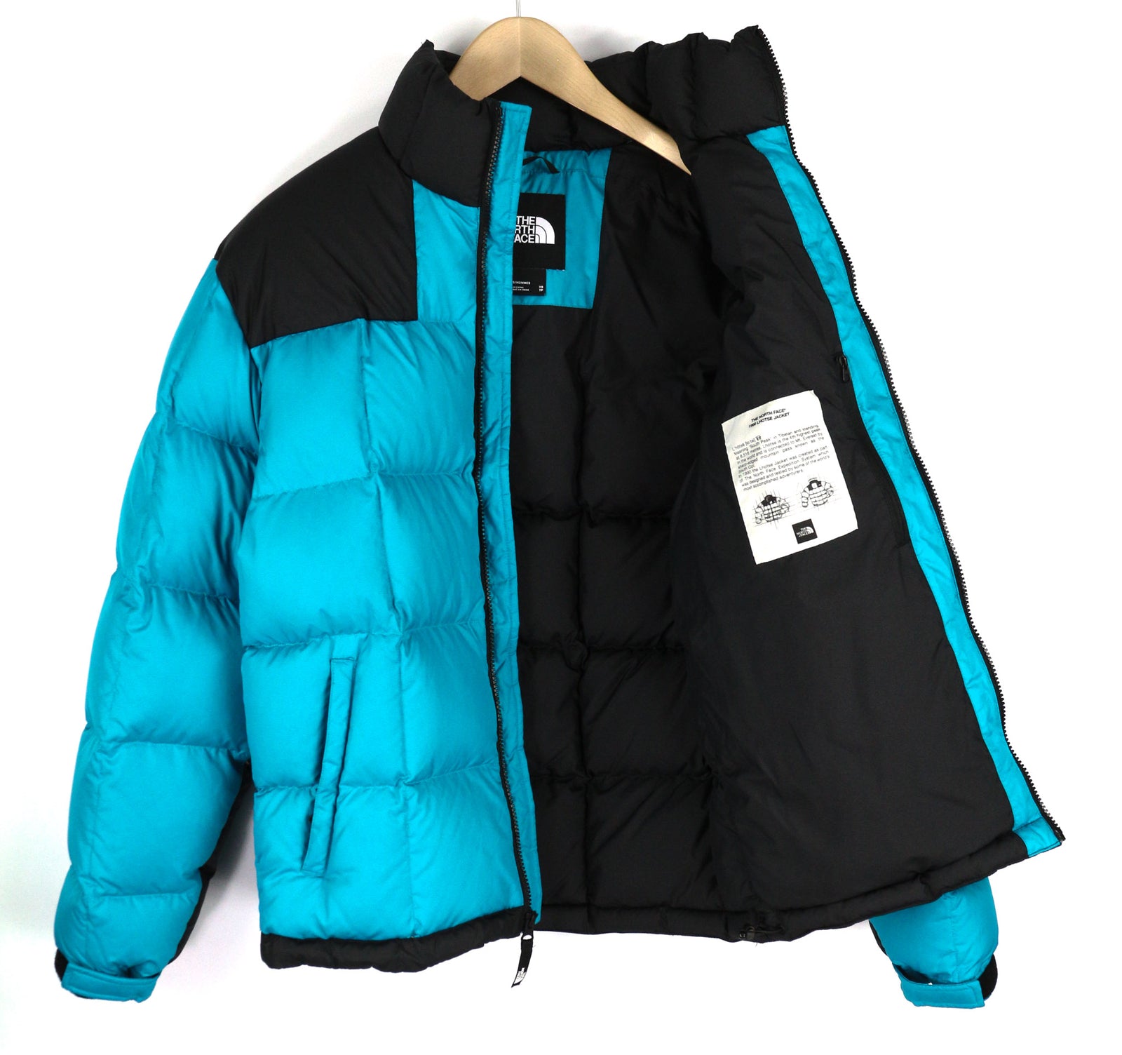 THE NORTH FACE 1990 Lhotse Men Jacket XS Blue 700 Down Insulated Quilted Puffer