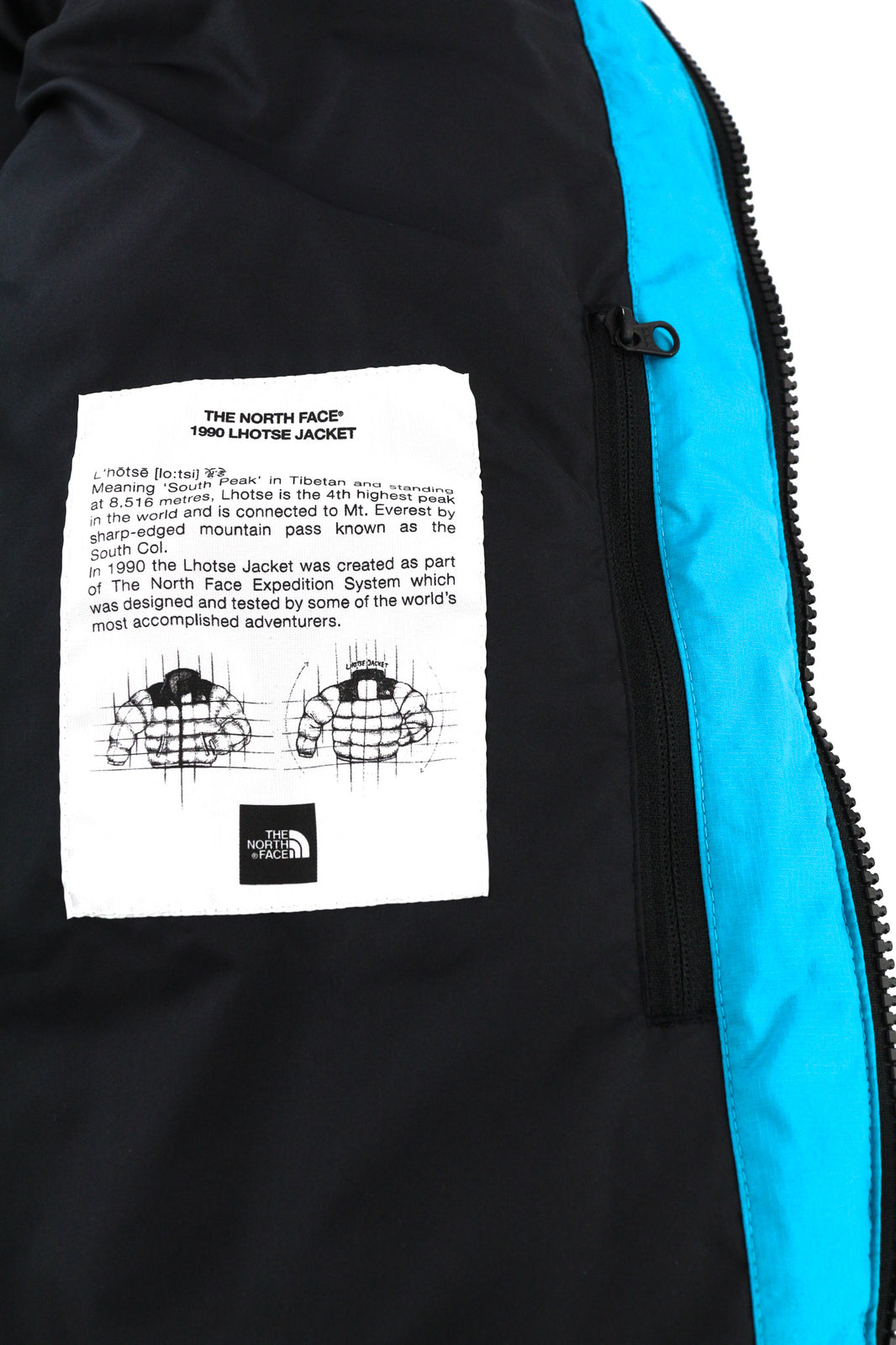 THE NORTH FACE 1990 Lhotse Men Jacket XS Blue 700 Down Insulated Quilted Puffer