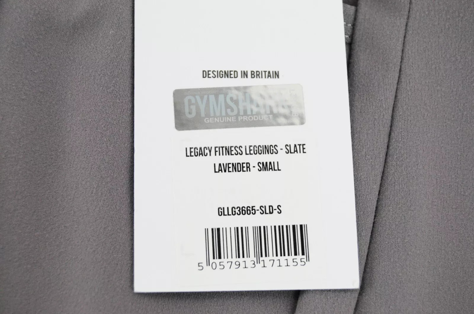 GYMSHARK Legacy Fitness Women Leggings S Sport Trousers Slate Lavender Stretch