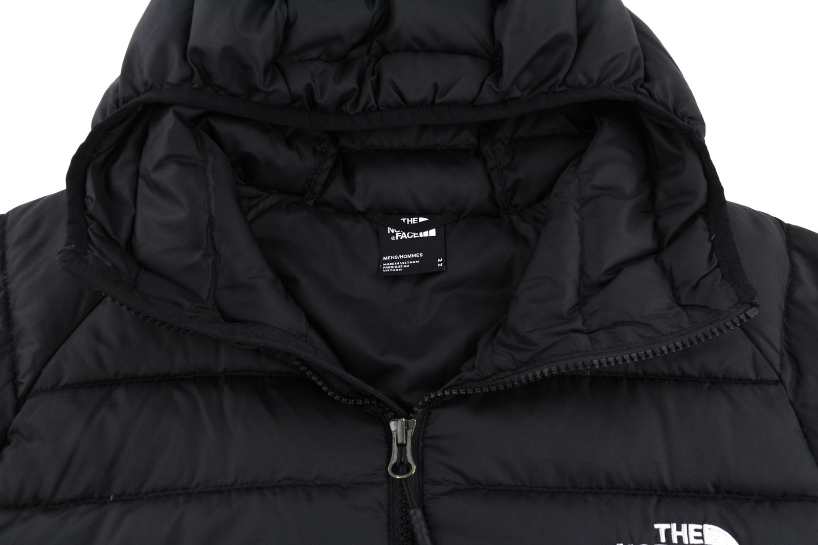 THE NORTH FACE Travail Men Jacket M Puffer 800 Down Insulated Hooded Quilted