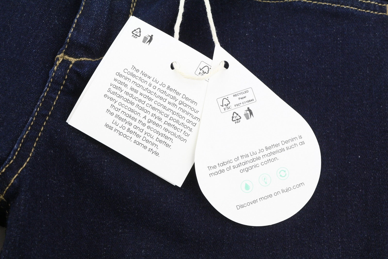 LIU JO Magnetic Women Jeans W28 Skinny Fit Zip Fly Denim Dark Blue Pockets Logo