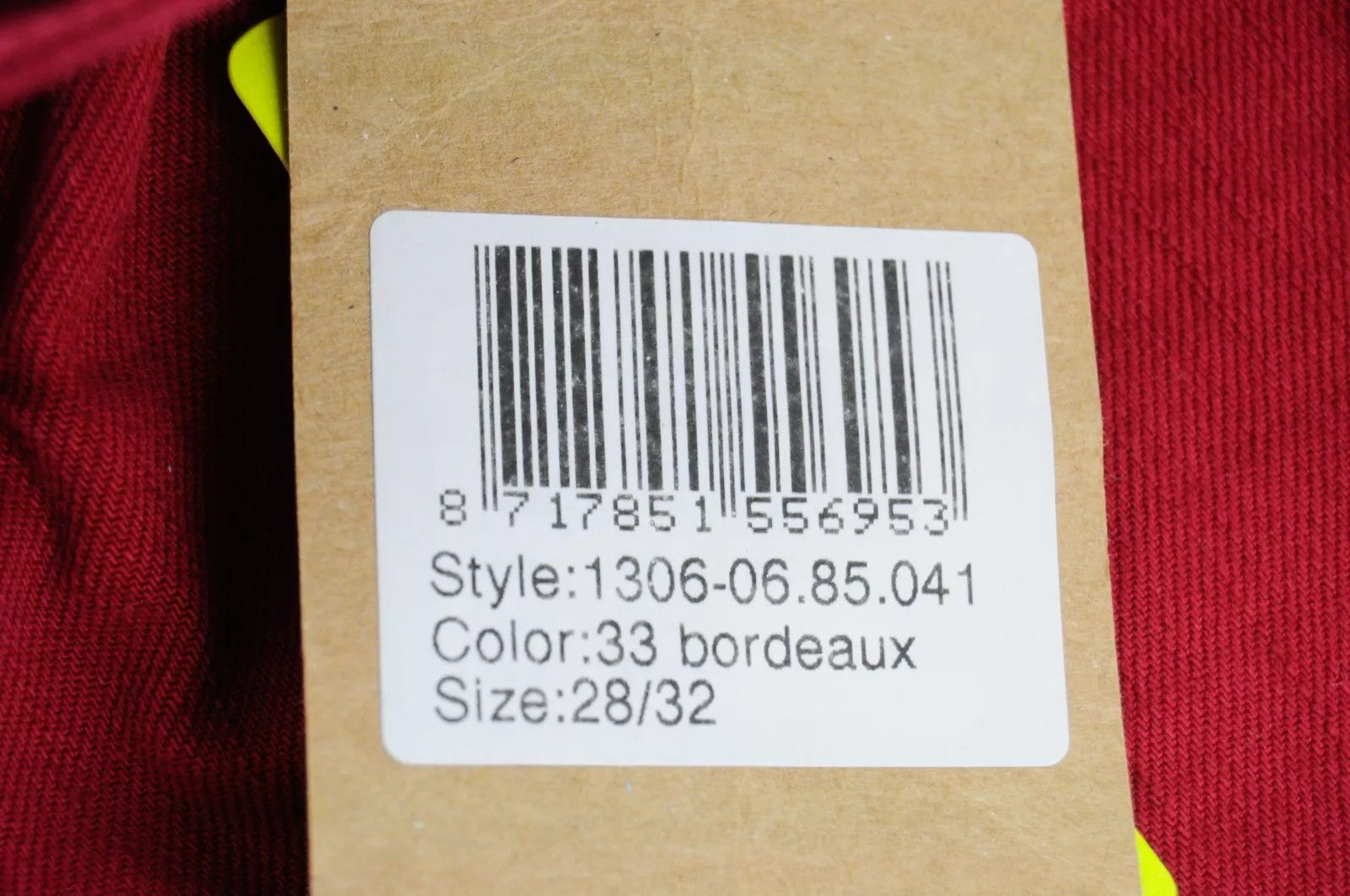 SCOTCH & SODA Ralston Men Jeans W28/L32 Jeans Bordeaux Red Classic Slim Buttoned