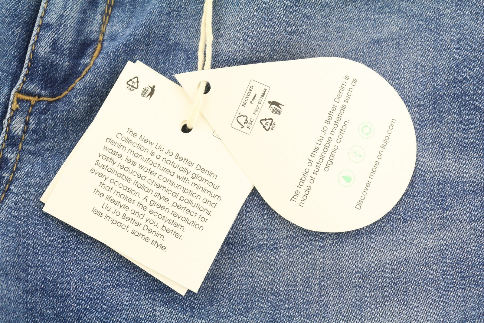 LIU JO Magnetic Women Jeans W28 Denim Blue Washed Skinny Fit Zip Mickey Mouse