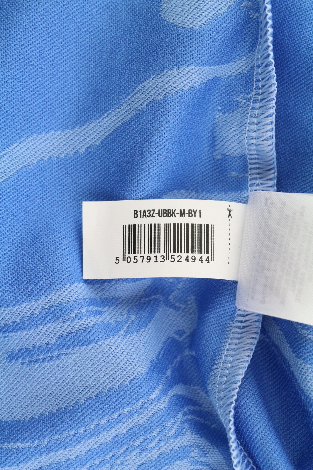 GYMSHARK Power Women Hoodie M Blue Long Sleeve Cropped Jacquard Breathable Logo