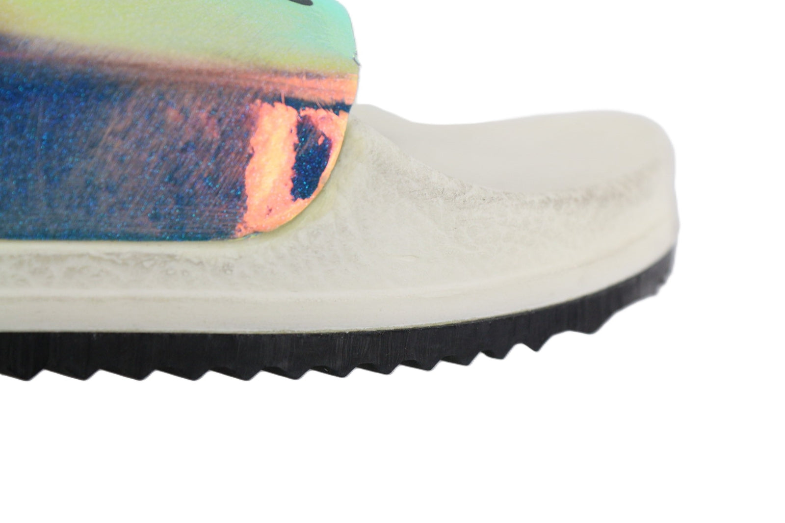 GOLDEN GOOSE Poolstar Women Slippers EU39 Shiny White Slip On Swimming Summer