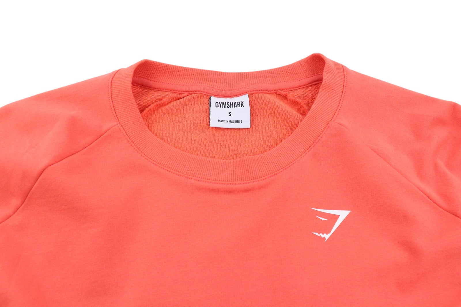 GYMSHARK GLPO4713 Women Sweatshirt S Long Sleeve Cropped Crew Neck Training