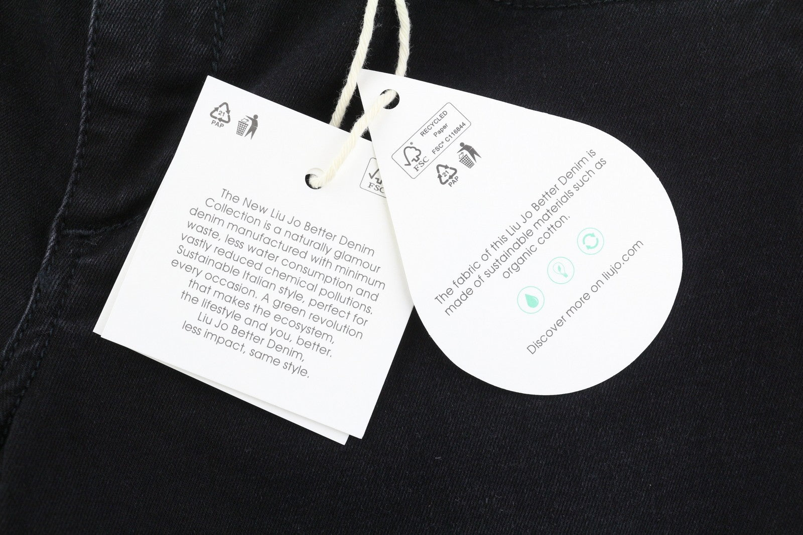 LIU JO Fly Women Jeans W28 Black Denim Bootcut Fit Ankle Length Zip Fly Logo