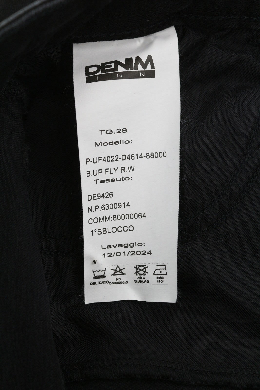 LIU JO Fly Women Jeans W28 Black Denim Bootcut Fit Ankle Length Zip Fly Logo