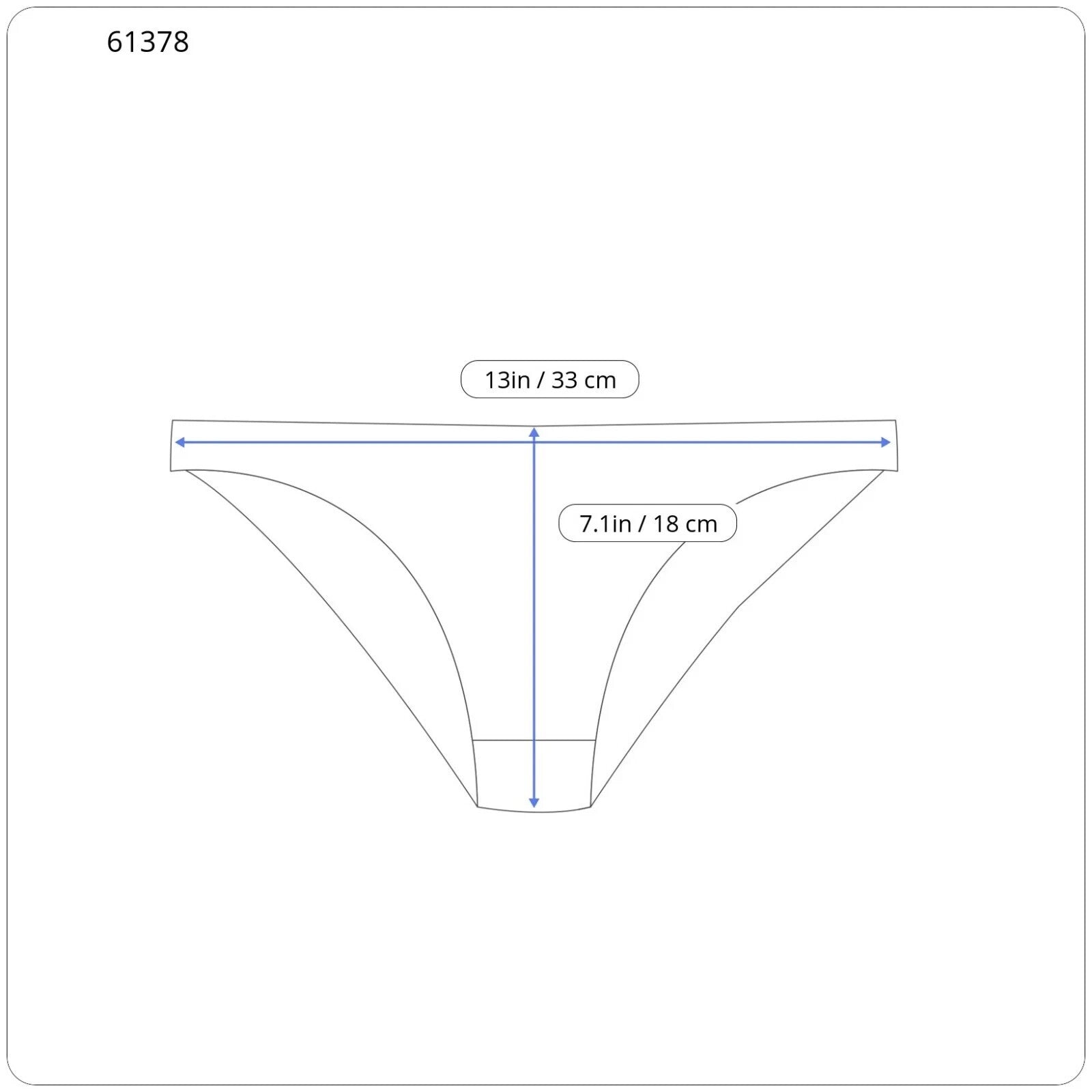 MAISON SCOTCH XS Black Star Print Bikini Bottom Beachwear Women's Swim