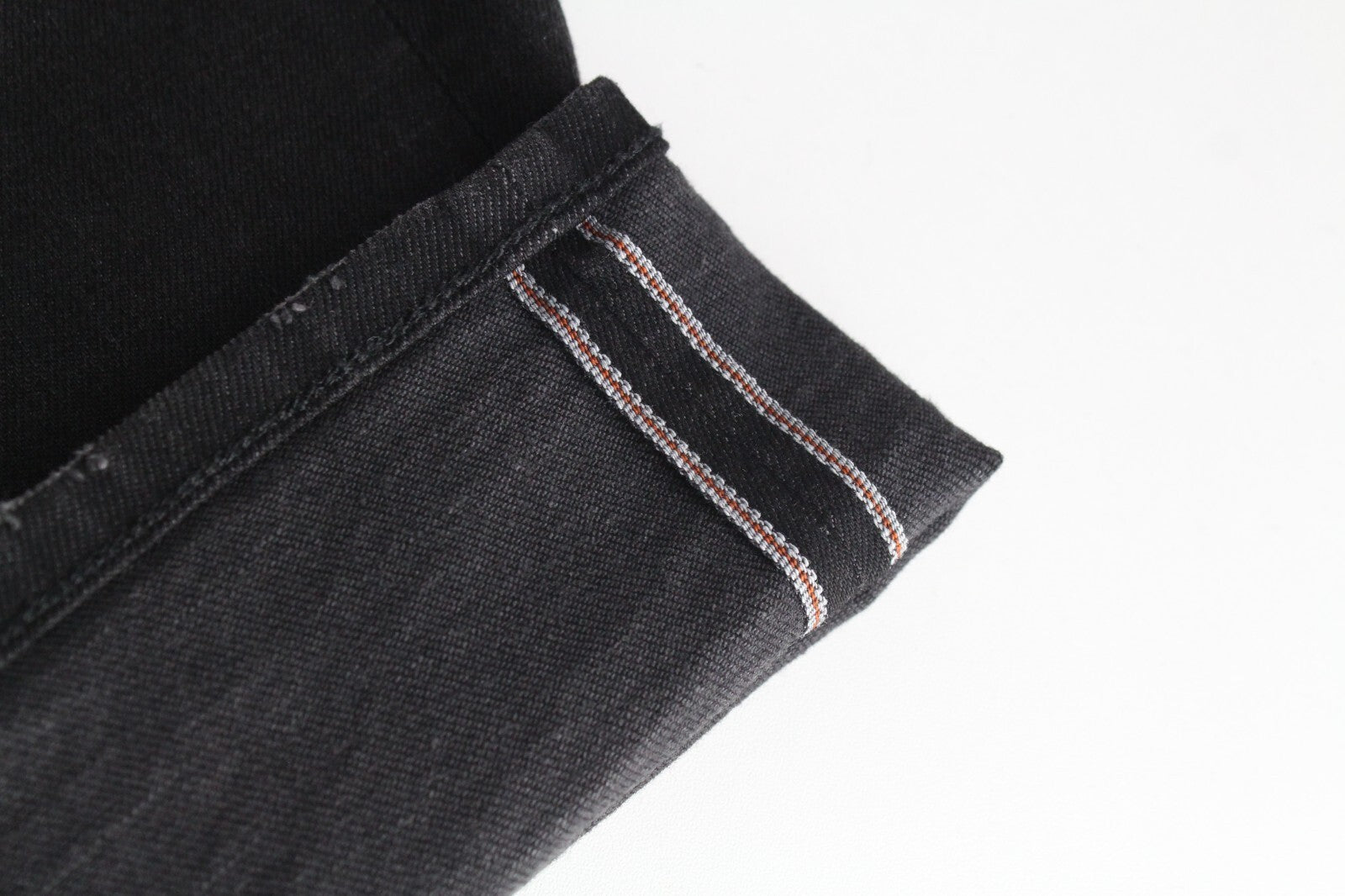 REPLAY Grover W29 L34 Straight Black Stretch Selvedge Jeans for Men