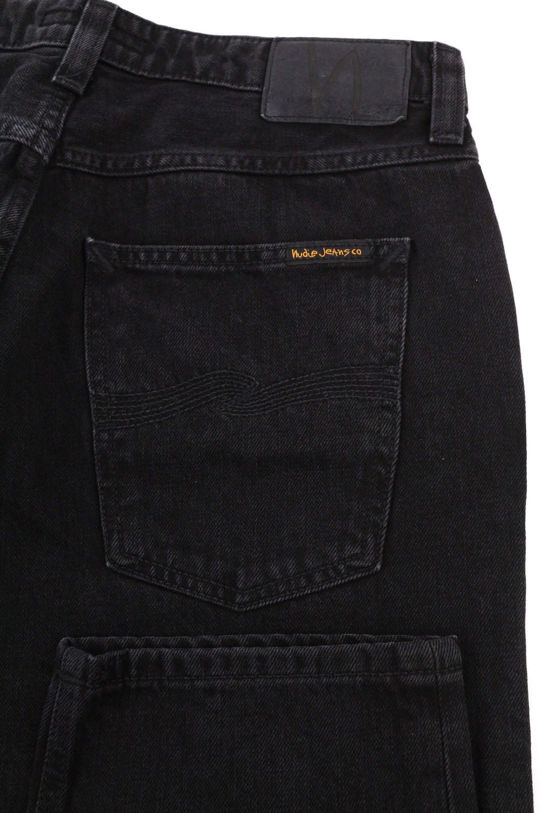 NUDIE JEANS Breezy Britt Women Jeans W31/L28 Regular Black Cotton High Rise