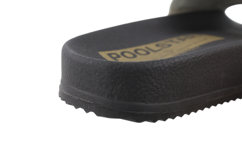 GOLDEN GOOSE Poolstar Women Slippers EU39 Black White Slip On Swimming Leisure