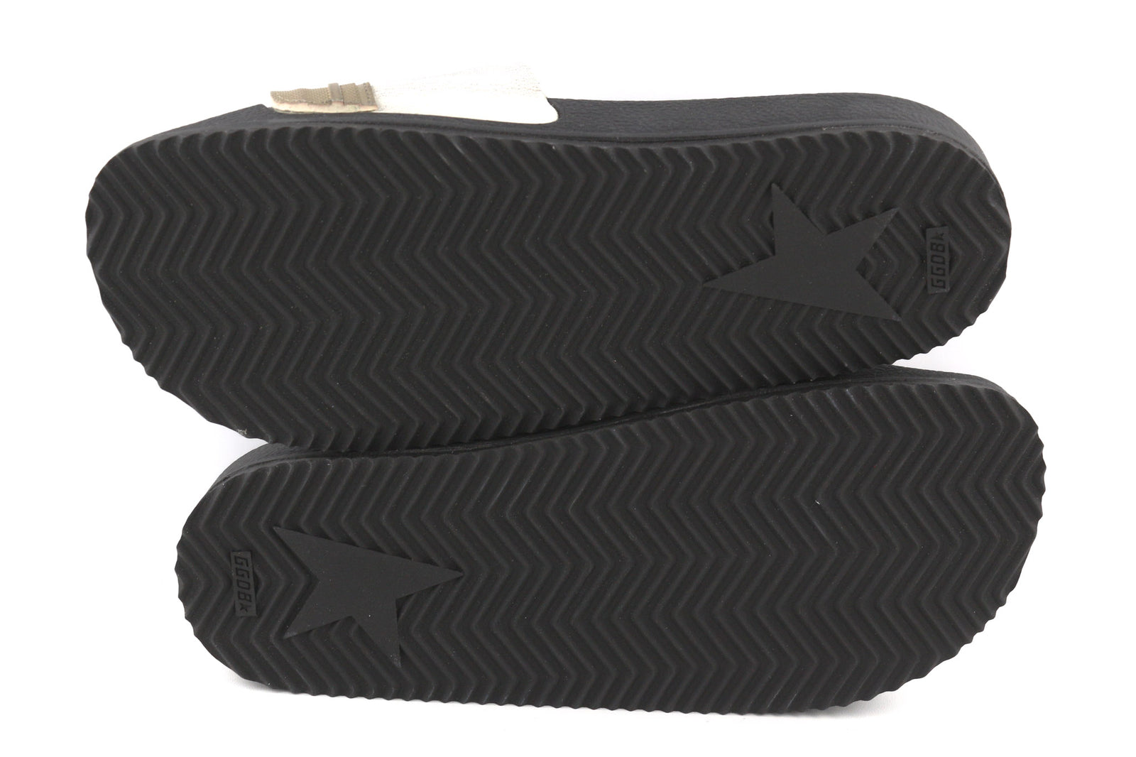 GOLDEN GOOSE Poolstar Women Slippers EU39 Black White Slip On Swimming Leisure