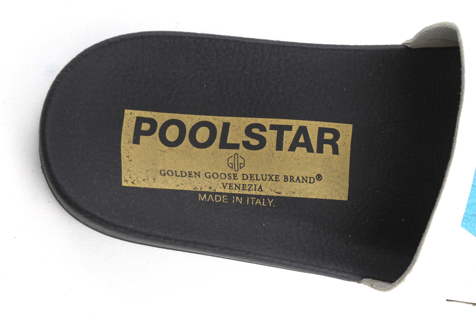 GOLDEN GOOSE Poolstar Women Slippers EU39 Black White Slip On Swimming Leisure