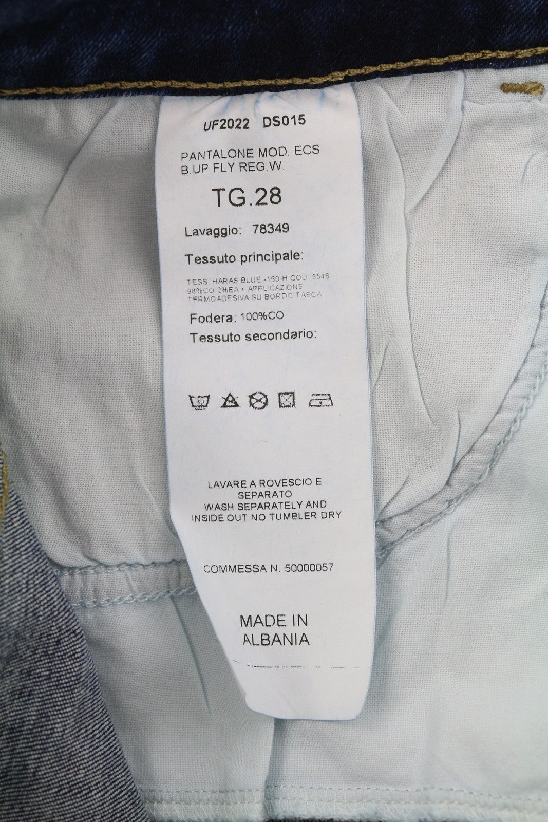 LIU JO Fly Women Jeans W28/L26 Washed Blue Denim Ankle Distress Bottom Up Fly