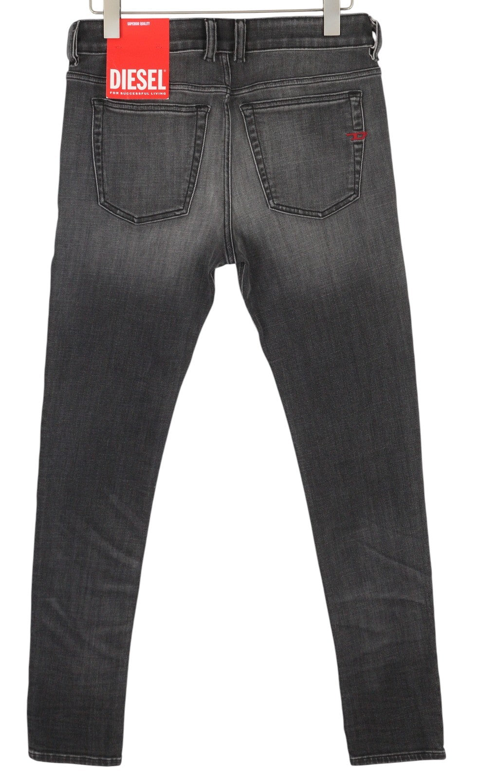 DIESEL 1979 Sleenker 0EIAG Men Jeans W31/L32 Skinny Fit Low Waist Washed Denim