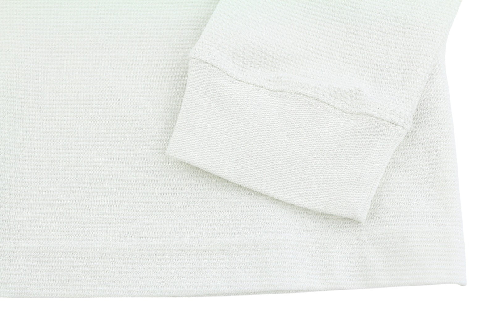 DIESEL T-Diego-Long-A-R-HD Men T-Shirt M White Pullover Long Sleeve Crew Collar