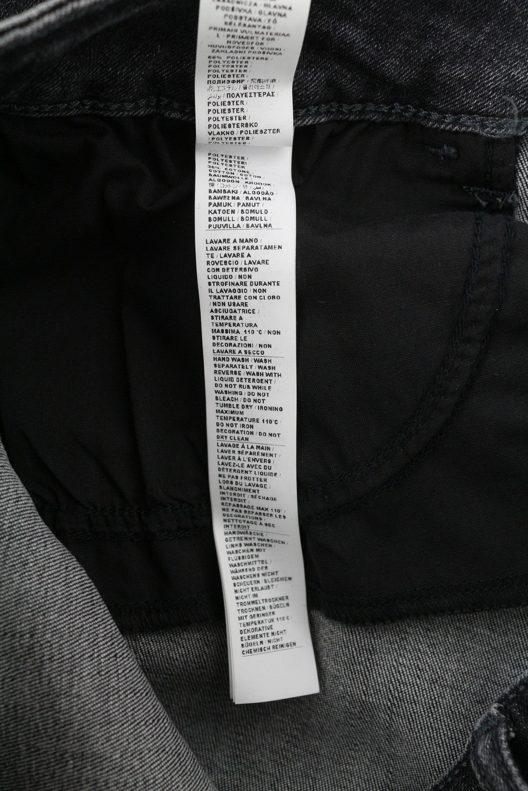 LIU JO Women Jeans W31/L30 Washed Denim Black Ripped Distress Skinny Fit Logo