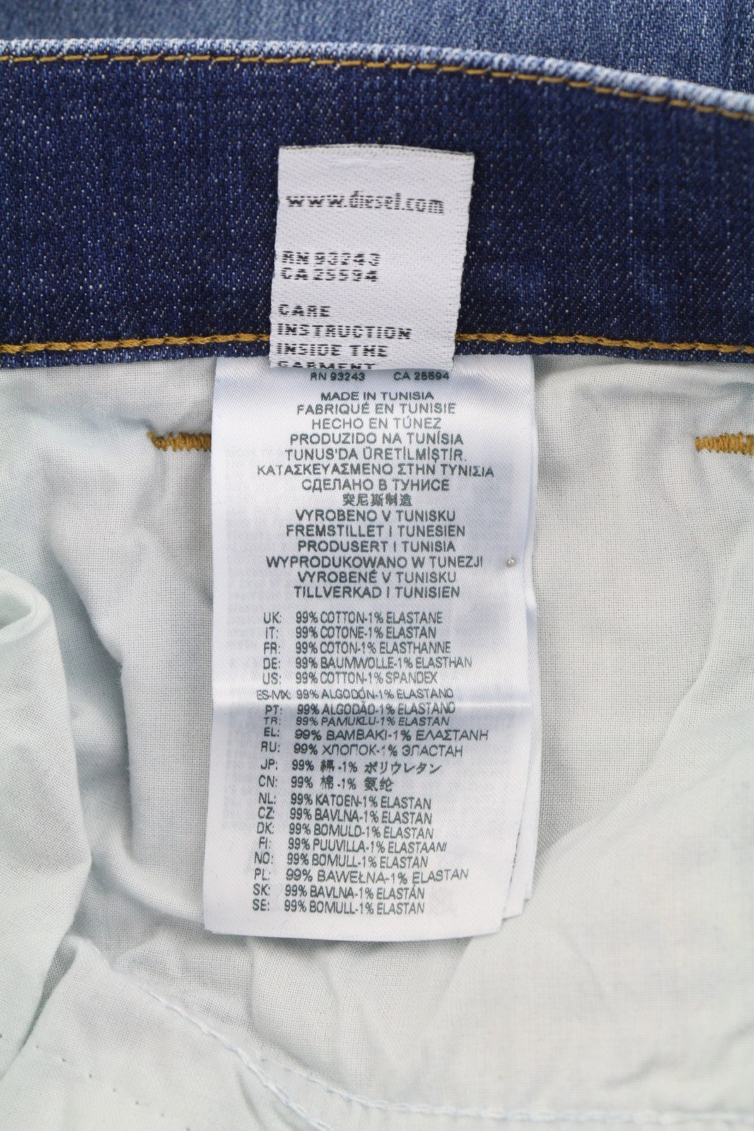 DIESEL 2005 D-Fining 09C72 vyriški džinsai W30/L32 įprasti, siaurėjantys, mėlyni, rekomenduojama kaina – 225 € 